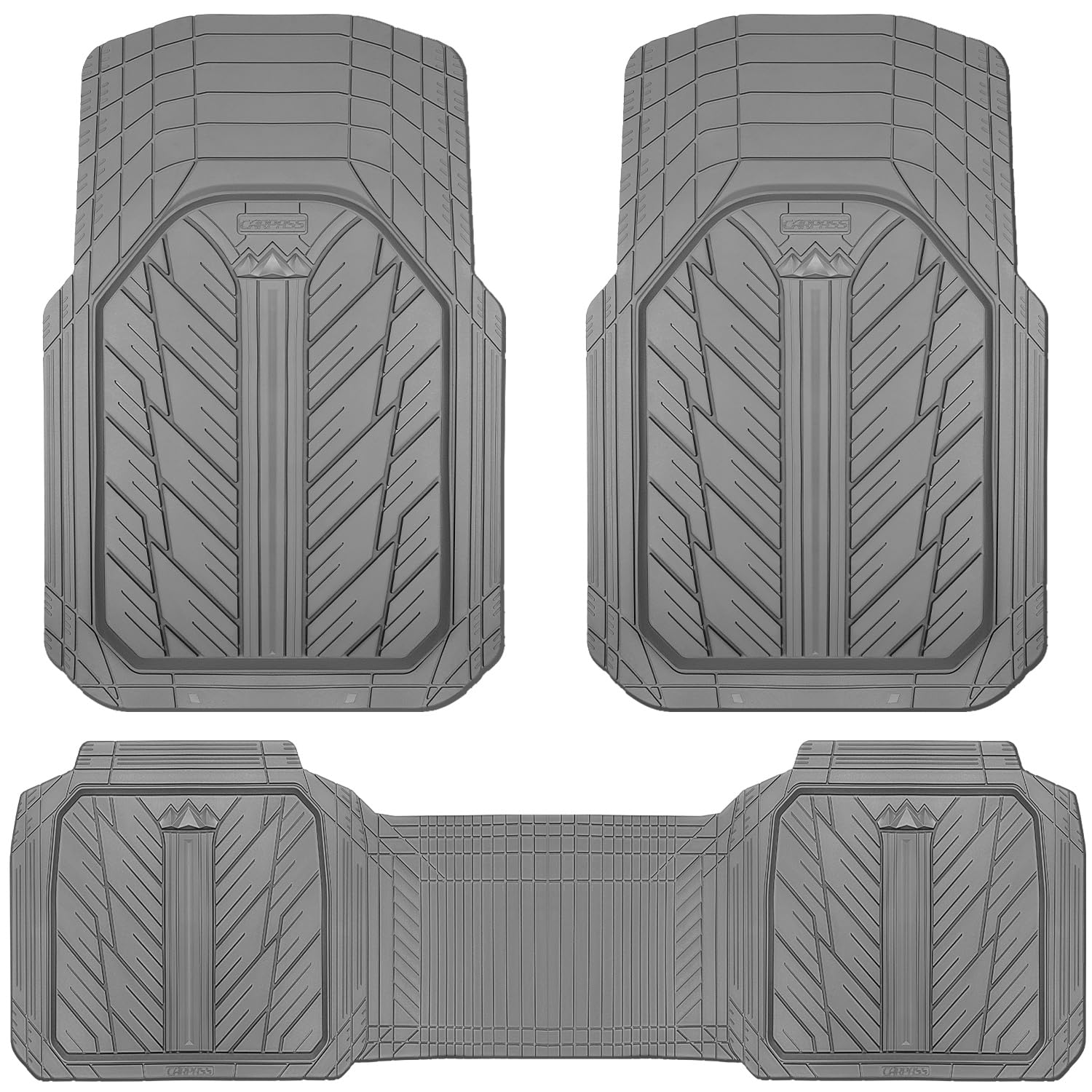 All-Weather Rubber Car Floor Mats for Interior Protection