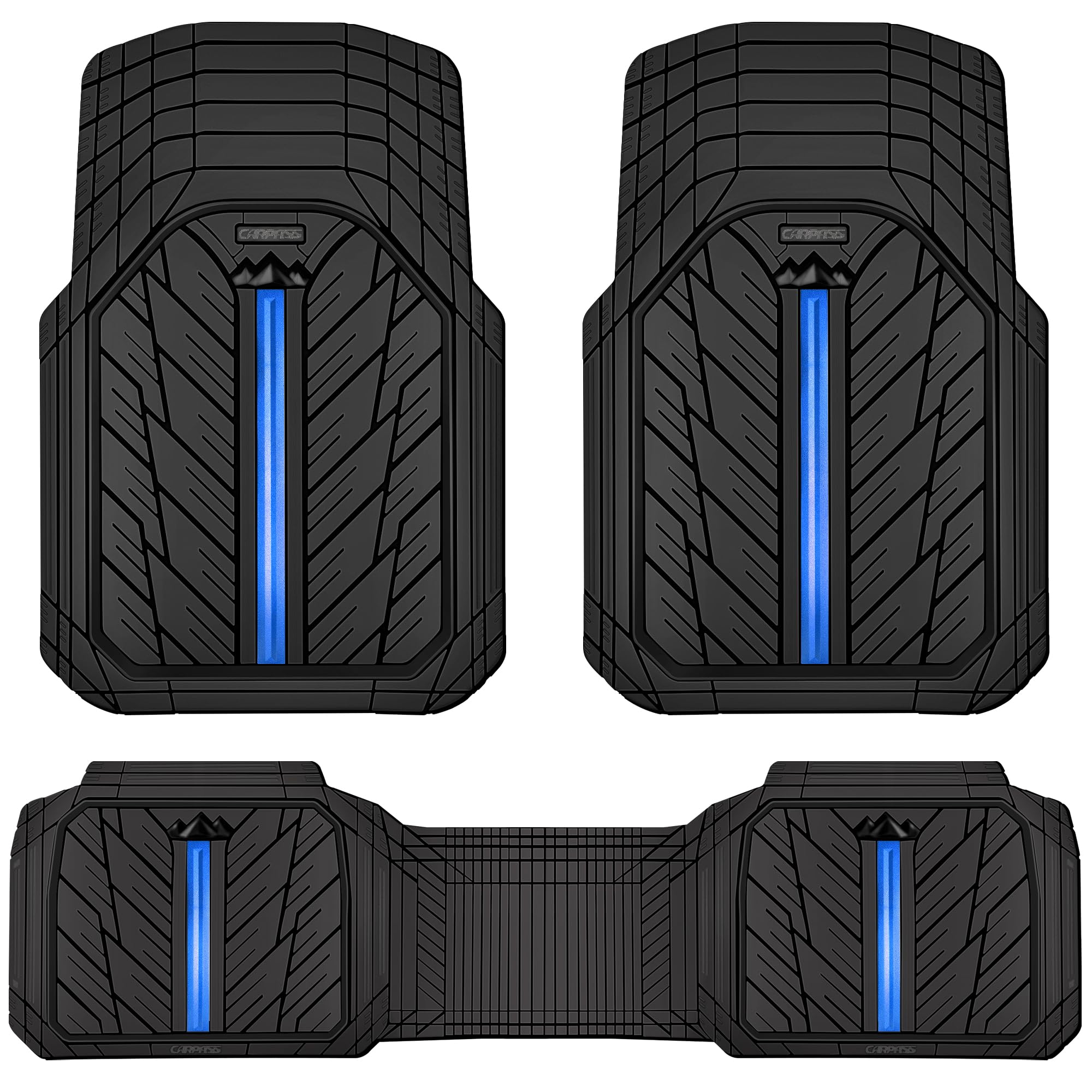 All-Weather Rubber Car Floor Mats for Interior Protection