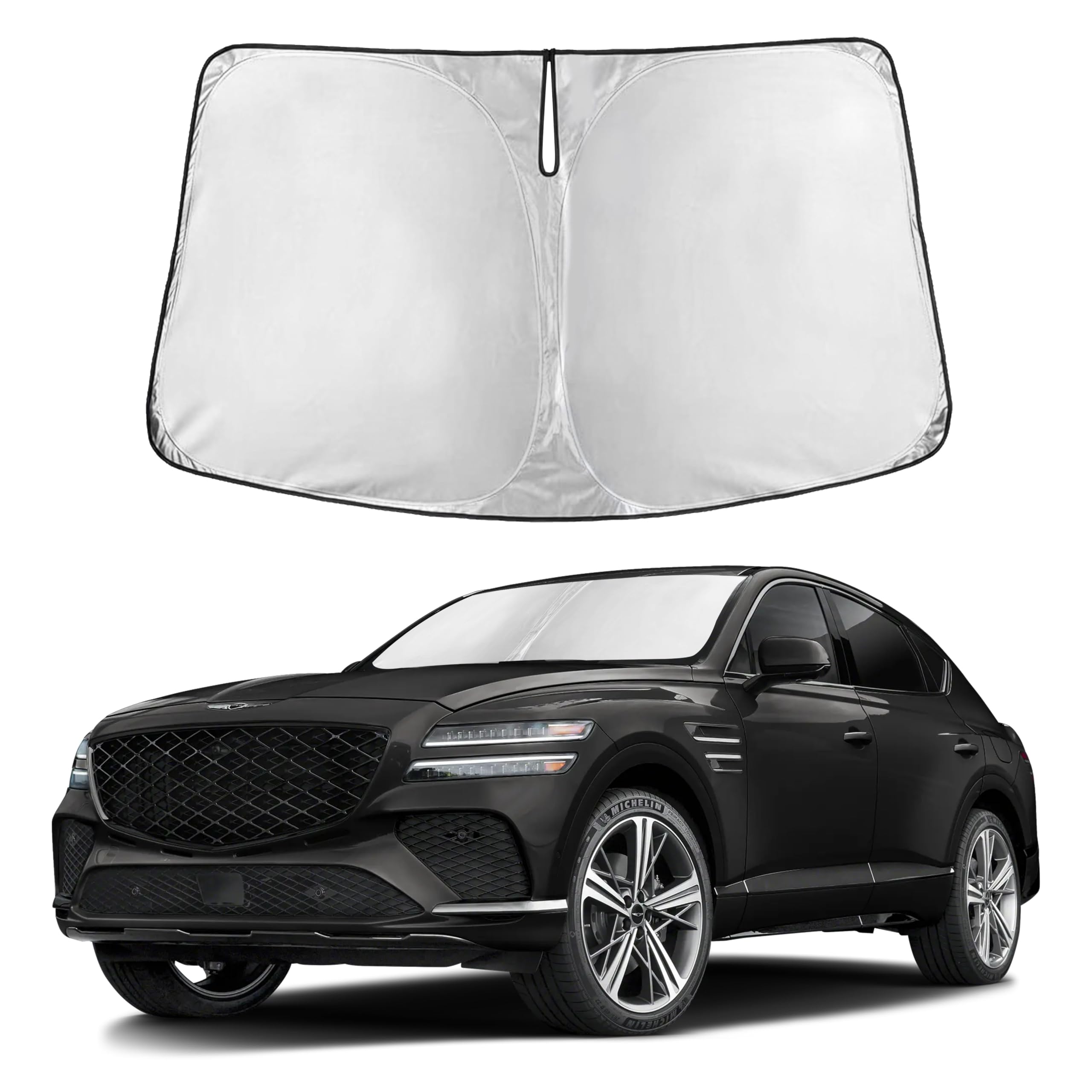 Front Windshield Sun Shade & Car Window Sun Visor