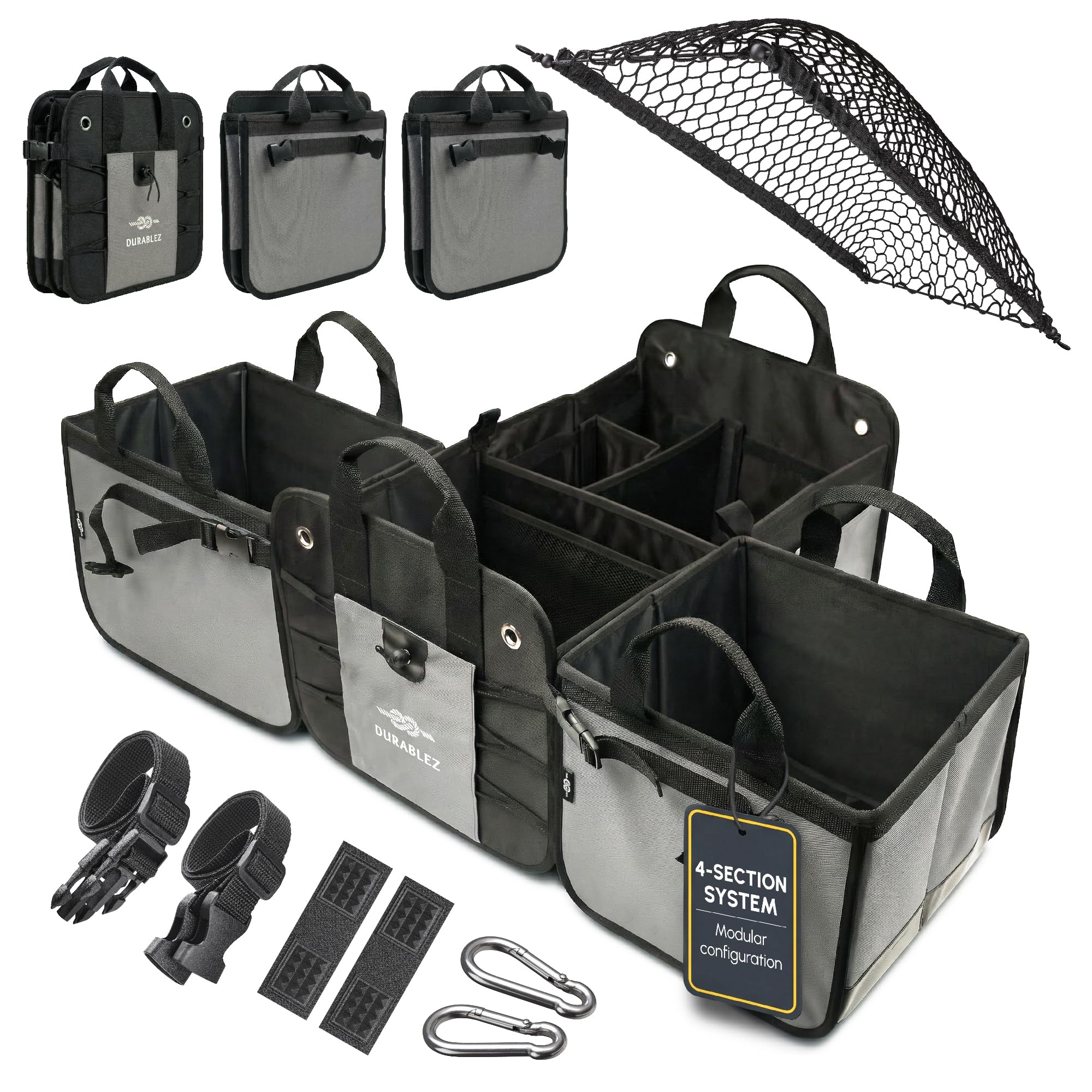 Durable Car Trunk Organizer for Storage & Cargo Management
