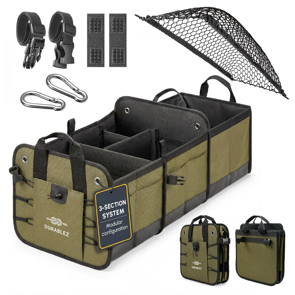 Durable Car Trunk Organizer for Storage & Cargo Management