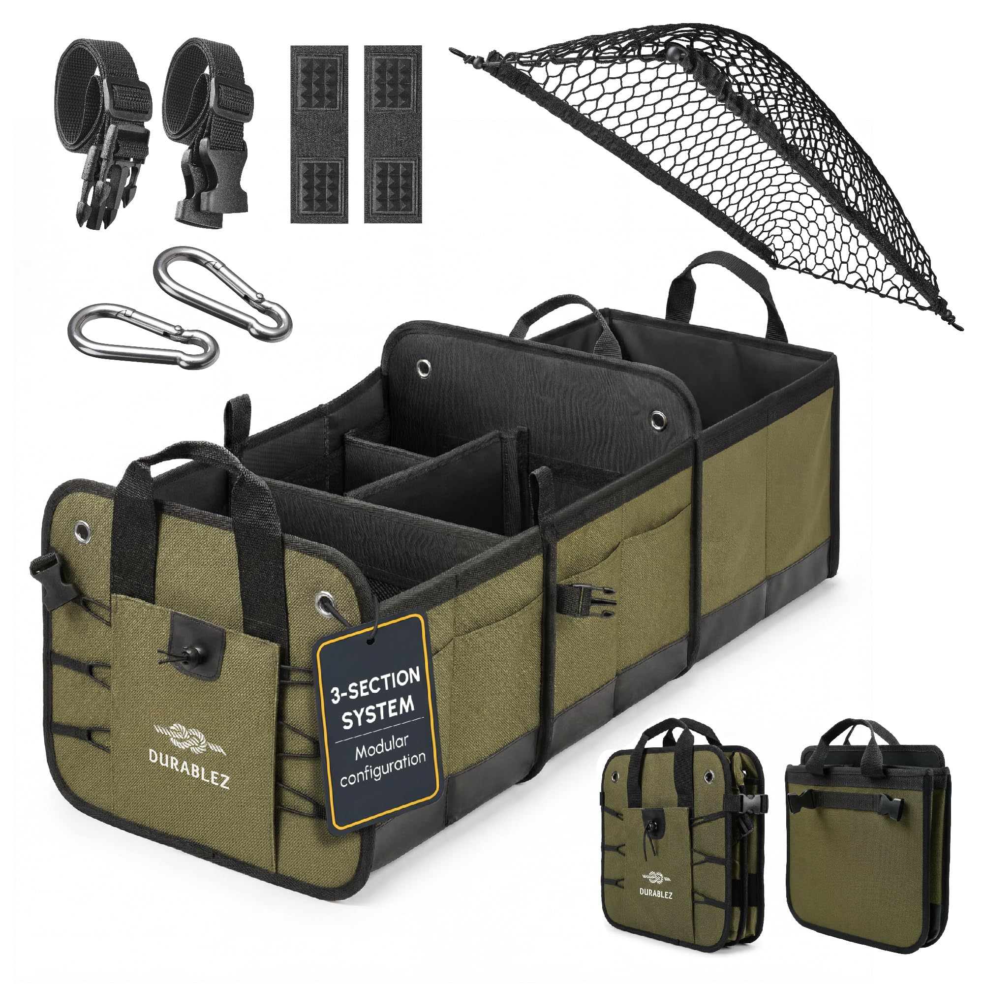Durable Car Trunk Organizer for Storage & Cargo Management