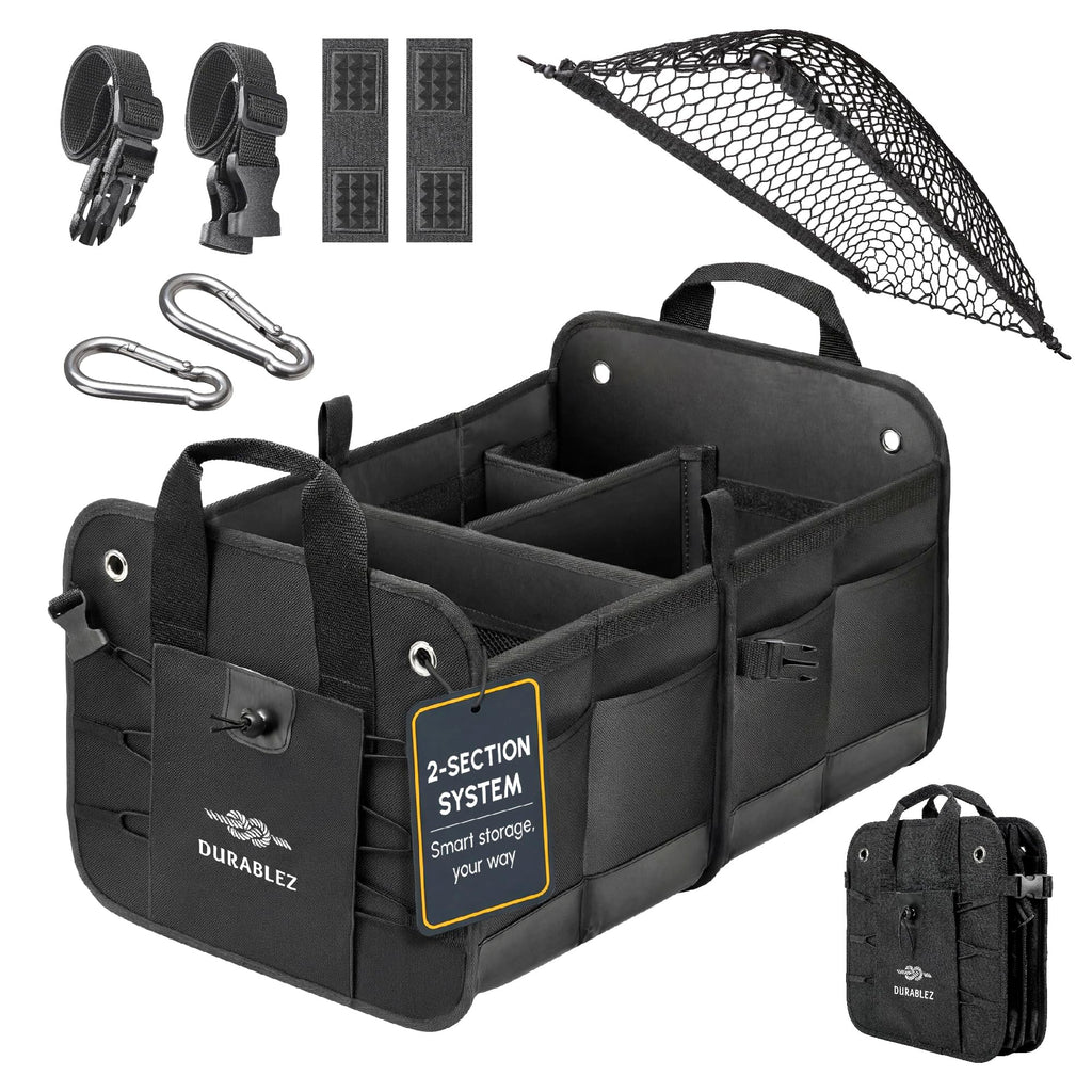 Durable Car Trunk Organizer for Storage & Cargo Management