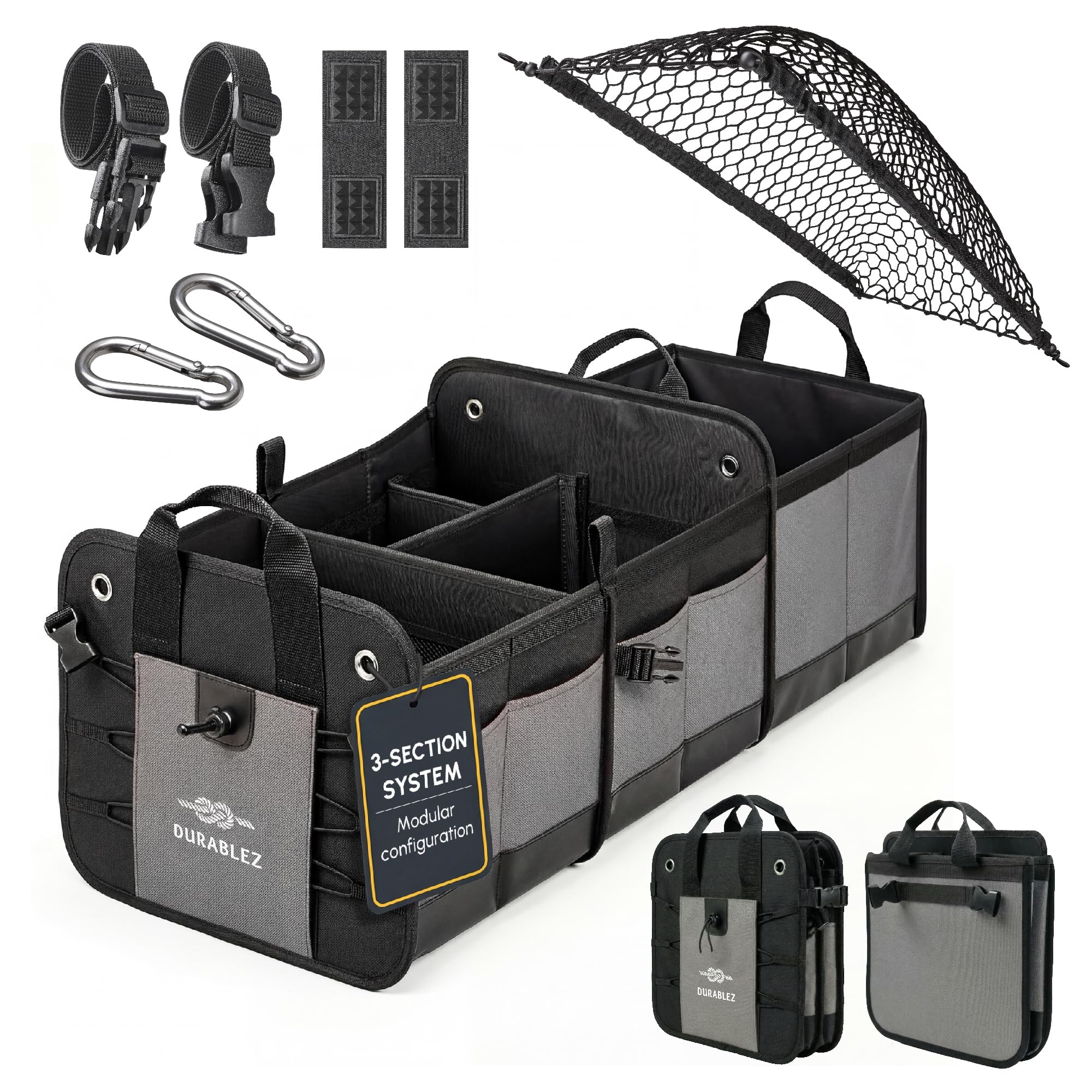 Durable Car Trunk Organizer for Storage & Cargo Management