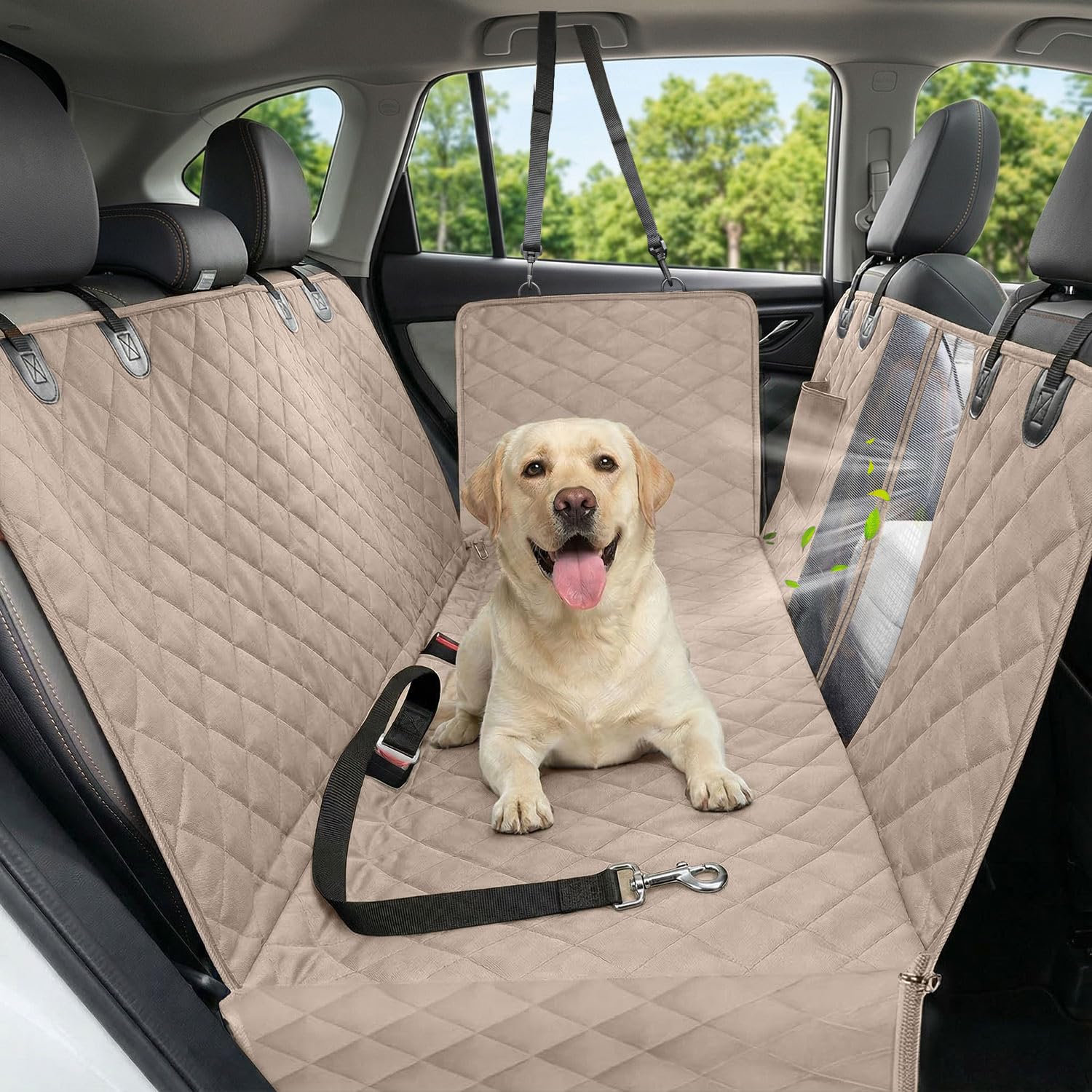 Waterproof 600D Dog Car Seat Cover Hammock for Cars & SUVs