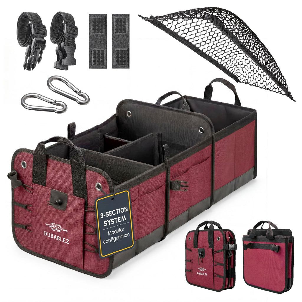 Durable Car Trunk Organizer for Storage & Cargo Management
