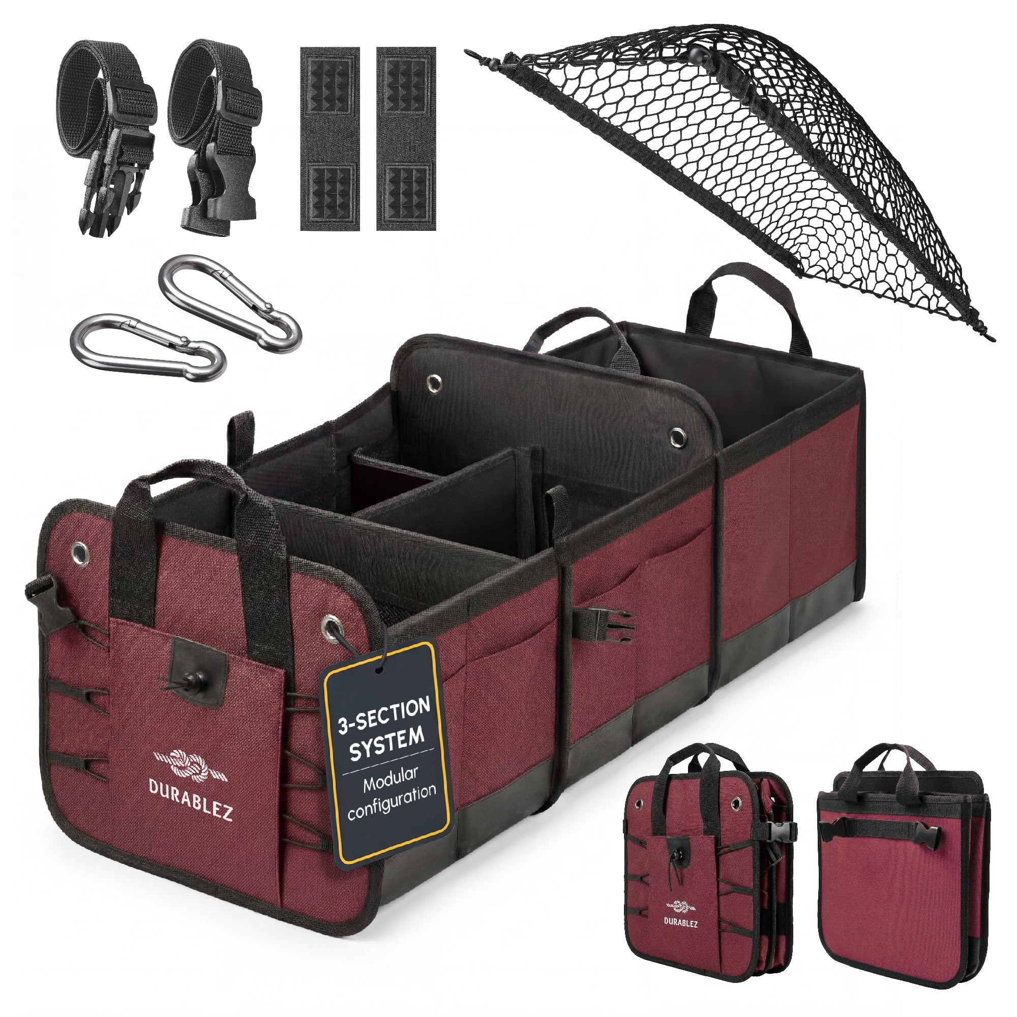 Durable Car Trunk Organizer for Storage & Cargo Management