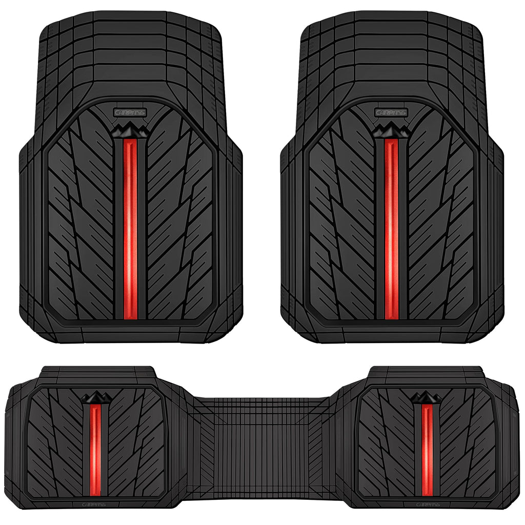All-Weather Rubber Car Floor Mats for Interior Protection