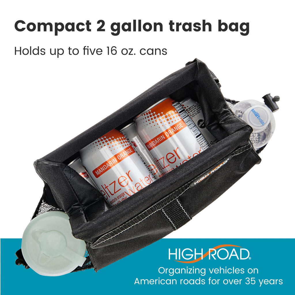 2-Gallon Car Organizer with Trash Bin & Tissue Holder