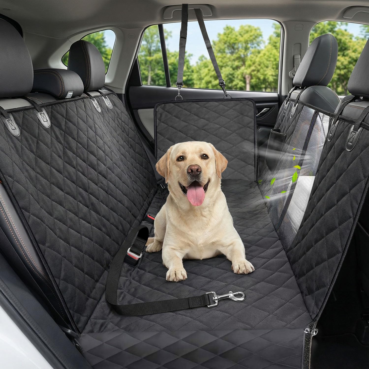Waterproof 600D Dog Car Seat Cover Hammock for Cars & SUVs