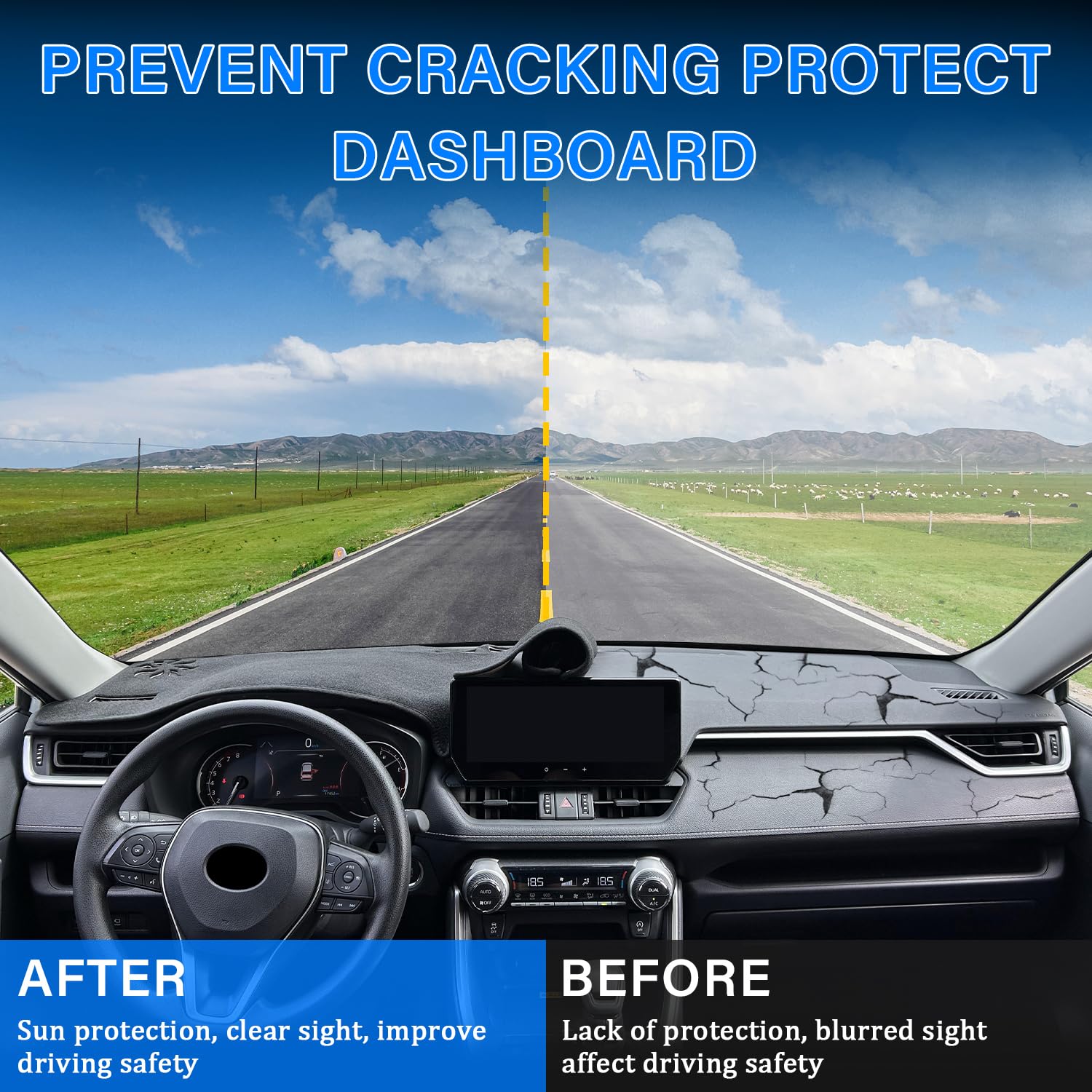 Dashboard Cover Protector for Toyota RAV4 Interior