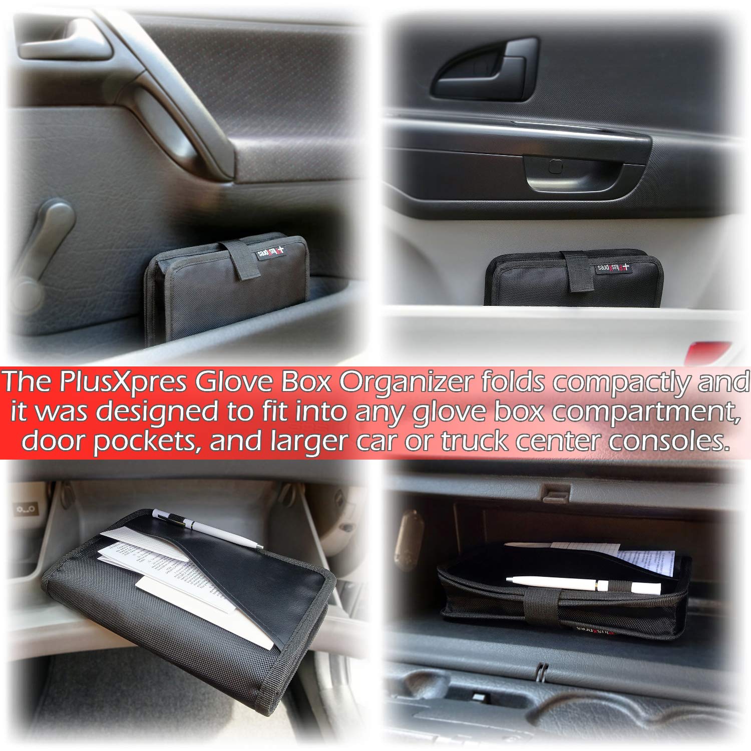 Universal Glove Box Organizer for Car Interior Storage