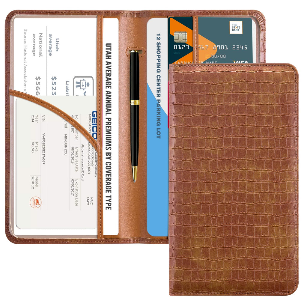 Car Registration & Insurance Holder for Glove Box Storage