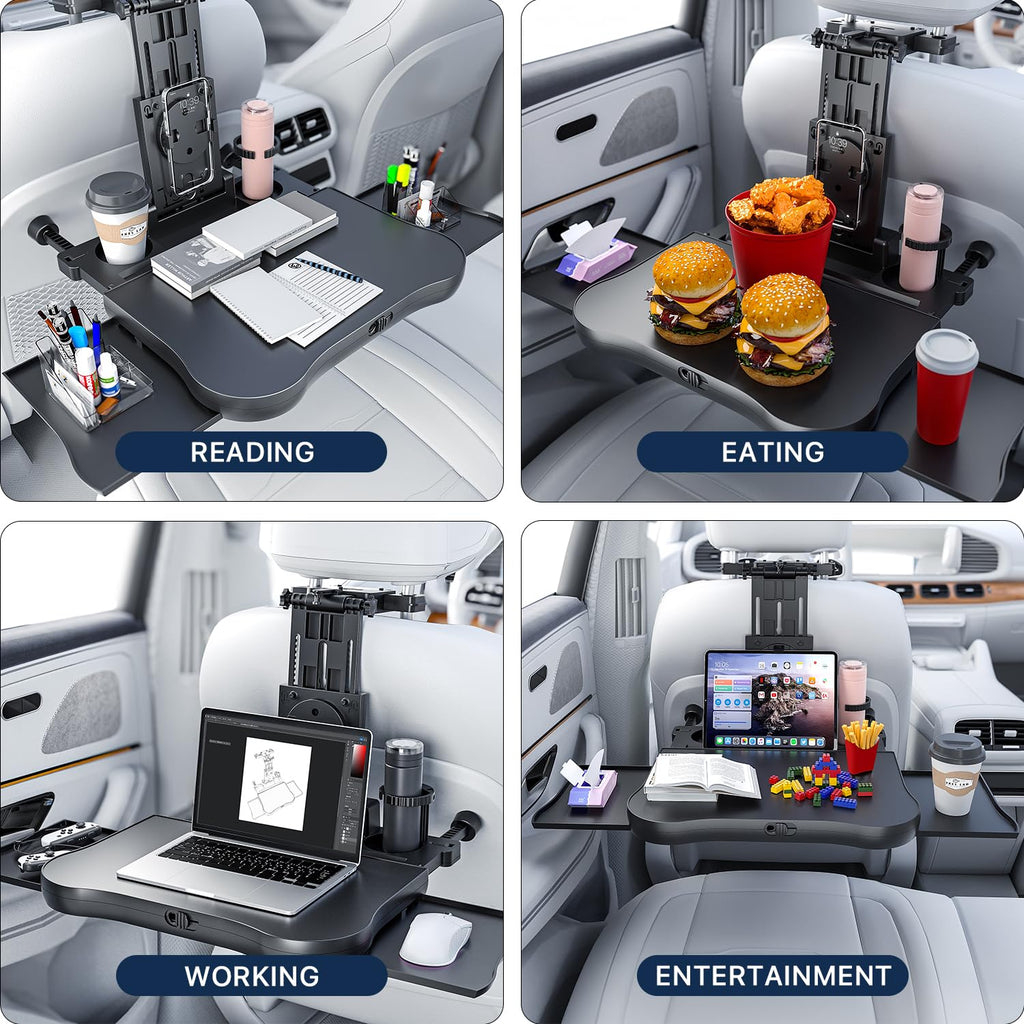 Foldable Steering Wheel & Backseat Car Travel Tray
