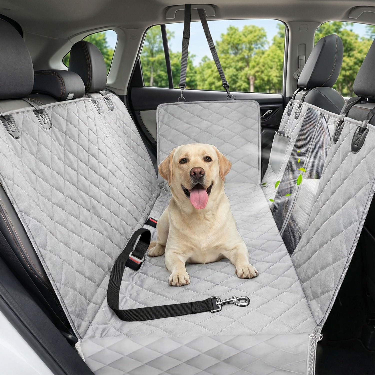 Waterproof 600D Dog Car Seat Cover Hammock for Cars & SUVs