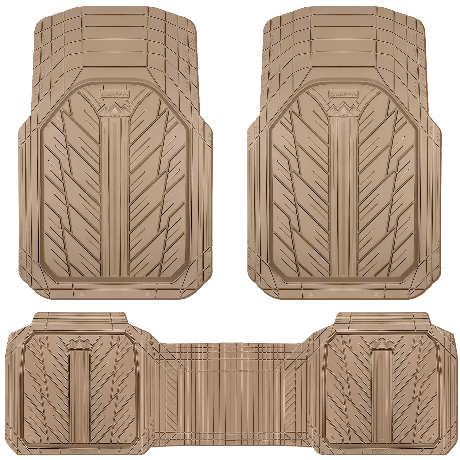 All-Weather Rubber Car Floor Mats for Interior Protection