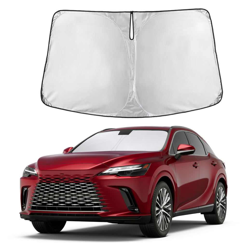 Front Windshield Sun Shade & Car Window Sun Visor