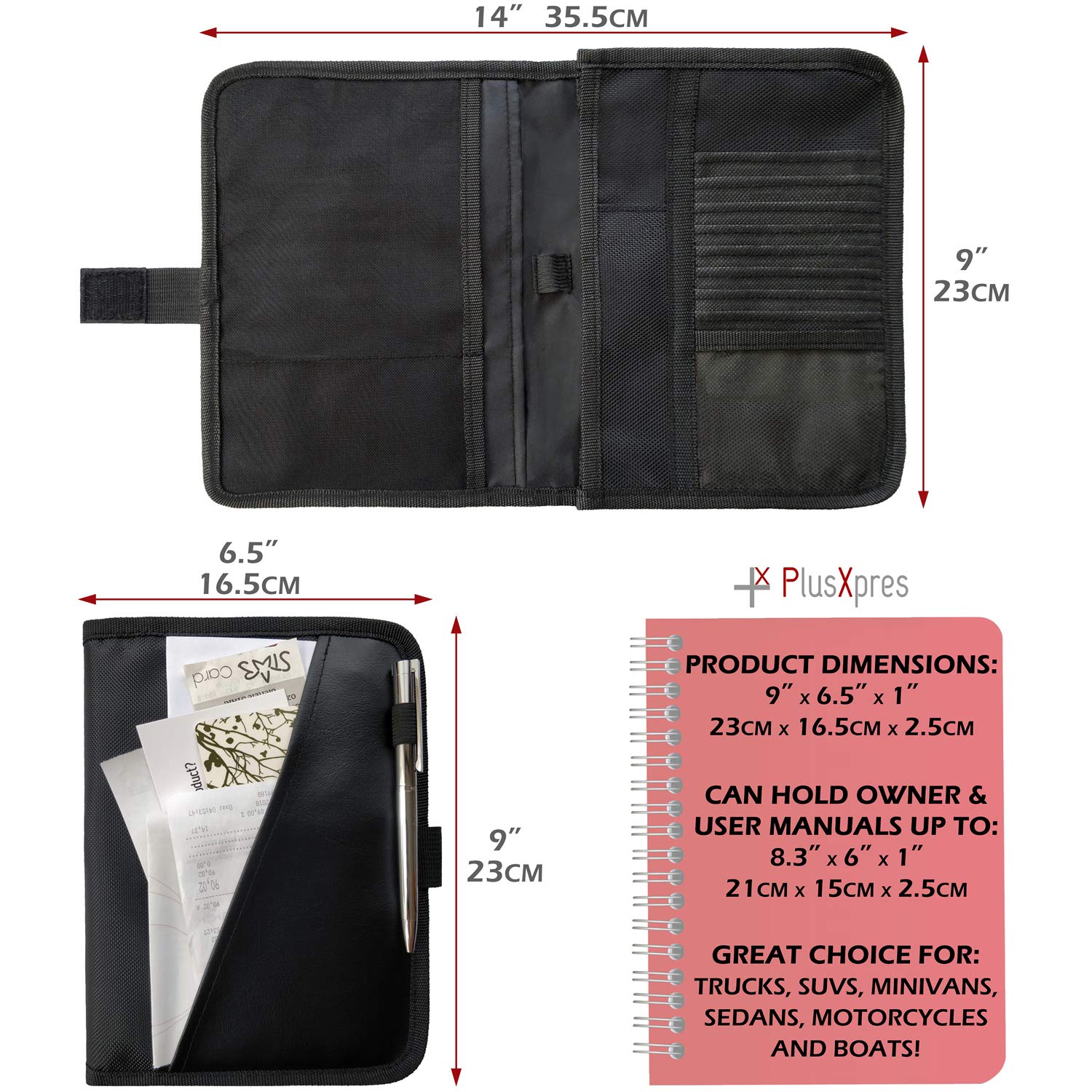 Universal Glove Box Organizer for Car Interior Storage