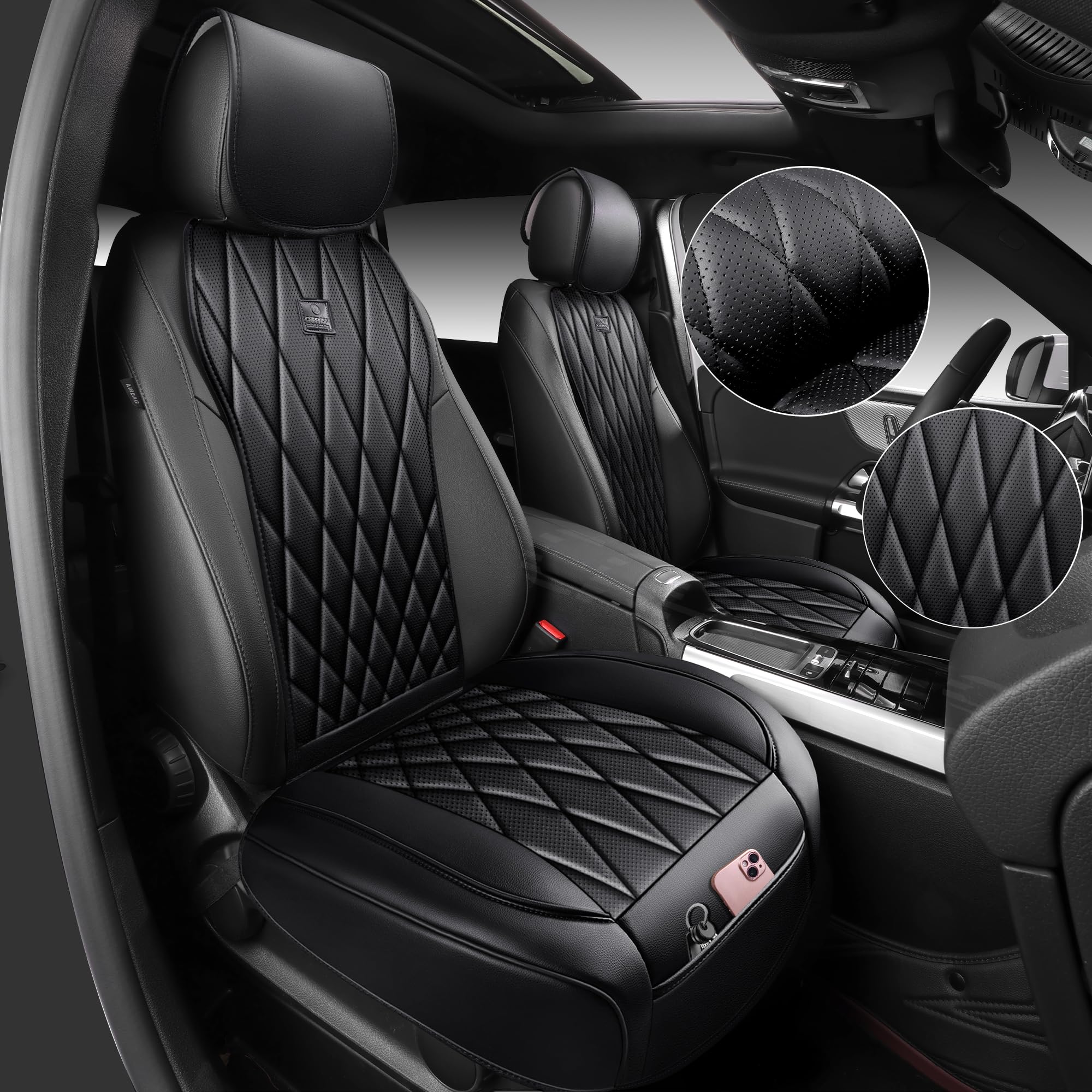 Leather Bottom Car Seat Cover Protector – Single Pack