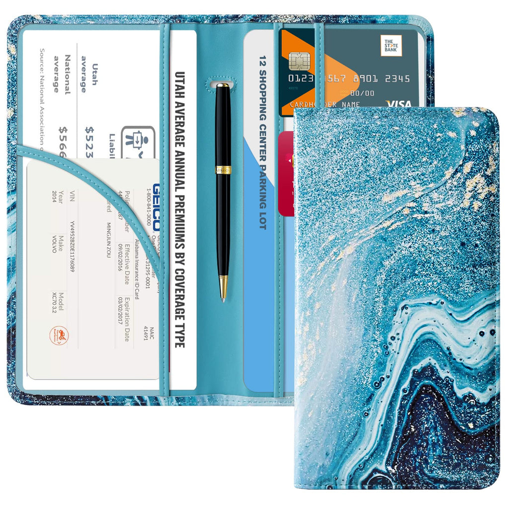 Car Registration & Insurance Holder for Glove Box Storage
