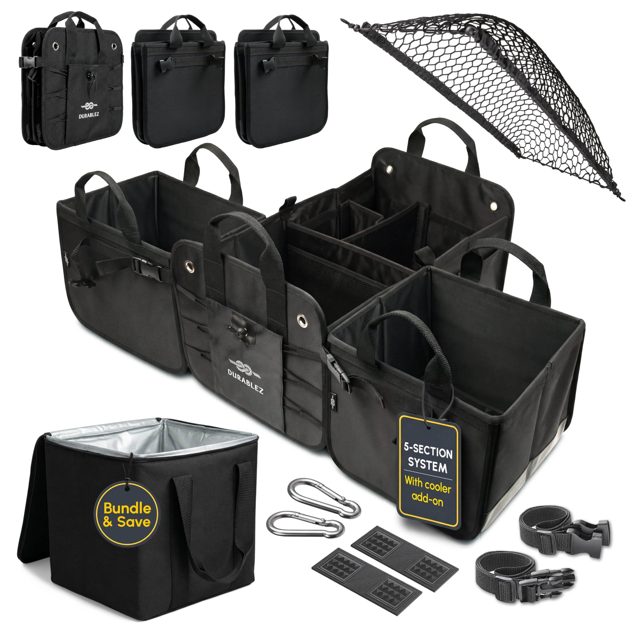 Durable Car Trunk Organizer for Storage & Cargo Management