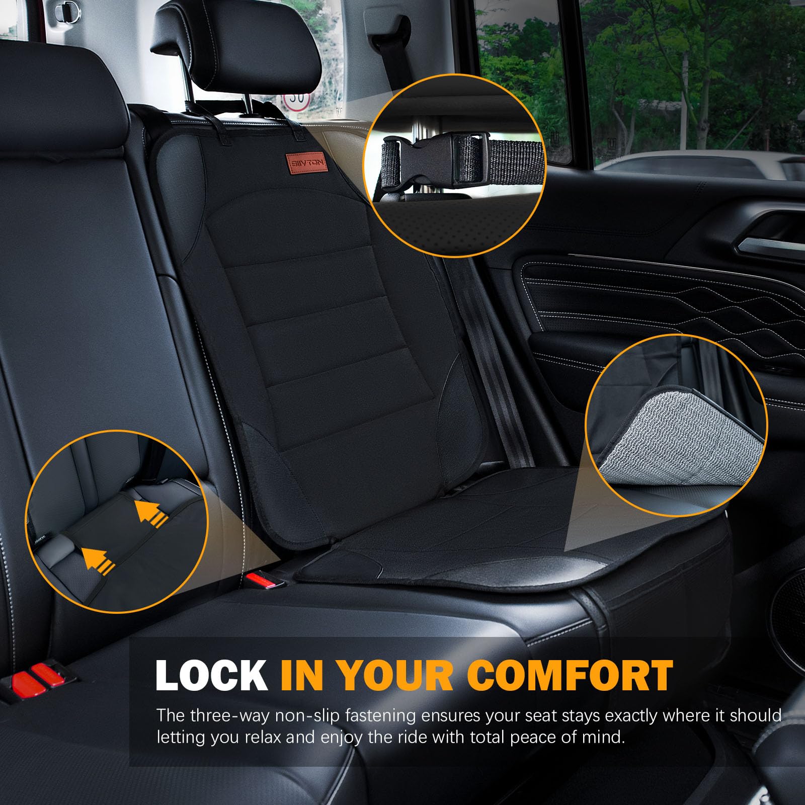 Child Car Seat Protector Cushion for Leather Seats