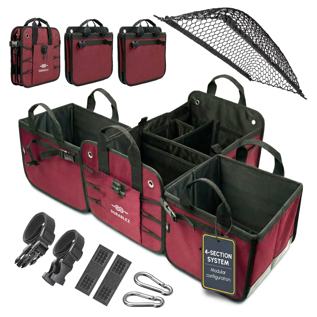 Durable Car Trunk Organizer for Storage & Cargo Management