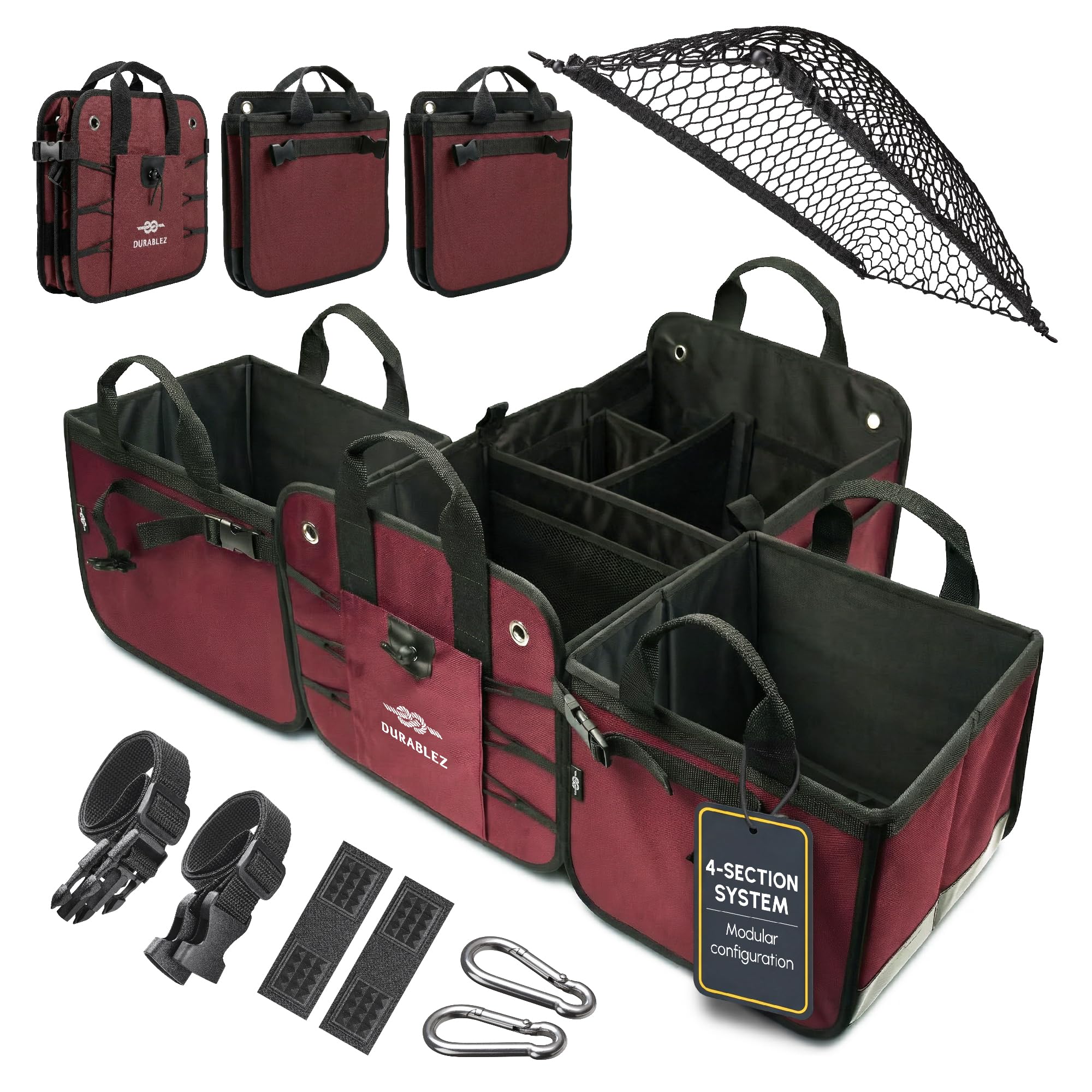 Durable Car Trunk Organizer for Storage & Cargo Management
