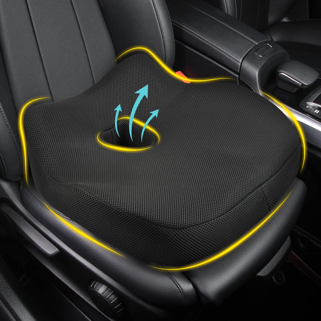 Ergonomic Memory Foam Car Seat Cushion for Long Drives