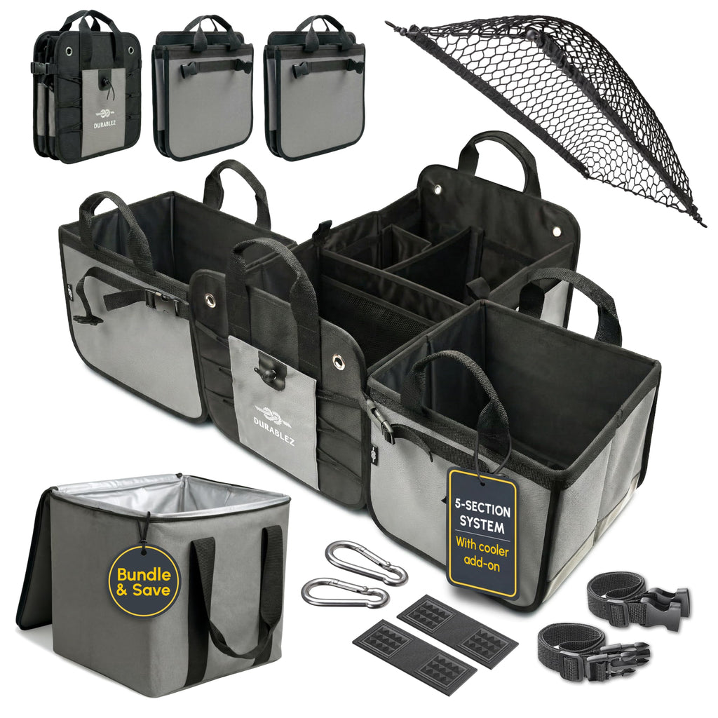 Durable Car Trunk Organizer for Storage & Cargo Management