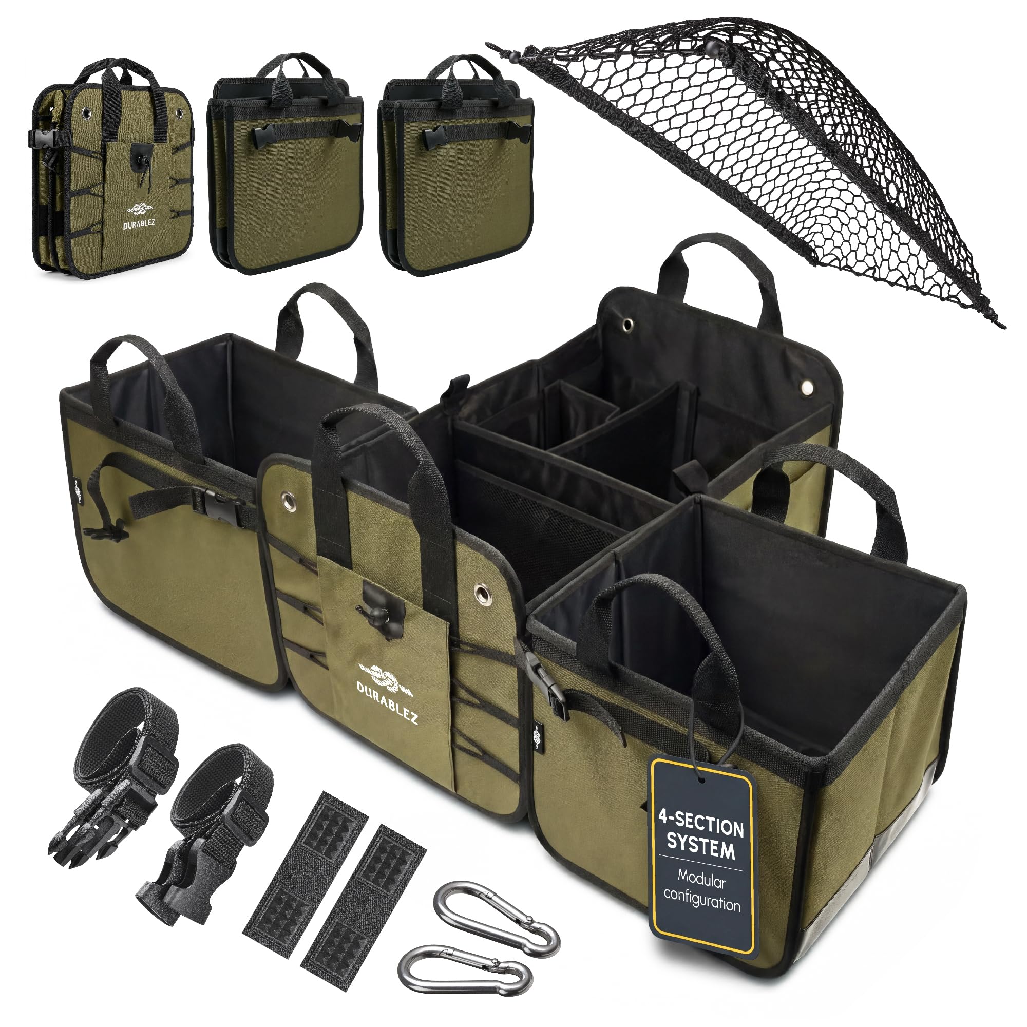 Durable Car Trunk Organizer for Storage & Cargo Management