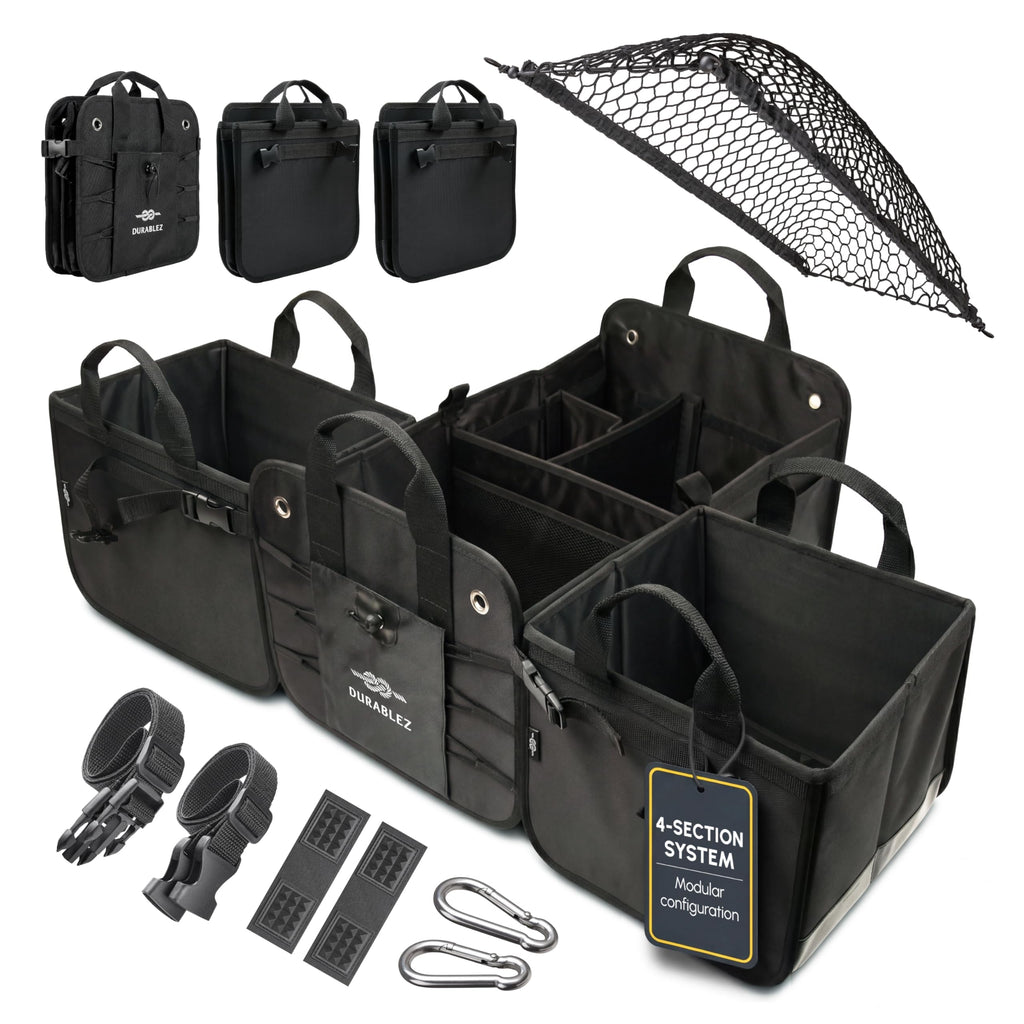 Durable Car Trunk Organizer for Storage & Cargo Management