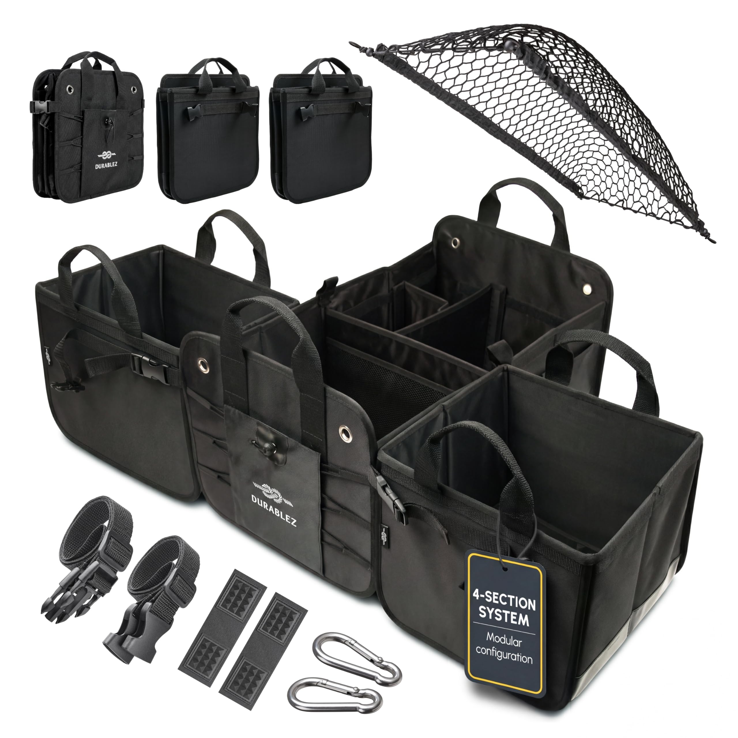 Durable Car Trunk Organizer for Storage & Cargo Management