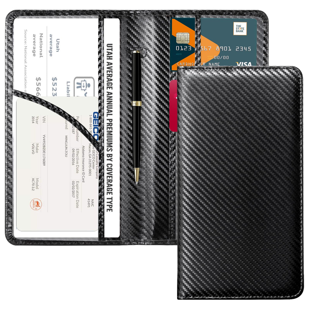 Car Registration & Insurance Holder for Glove Box Storage
