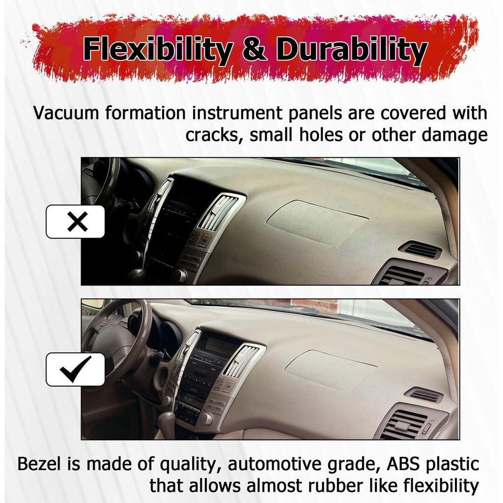 Beige Molded Dash Cover for Lexus RX330/RX350/RX400h