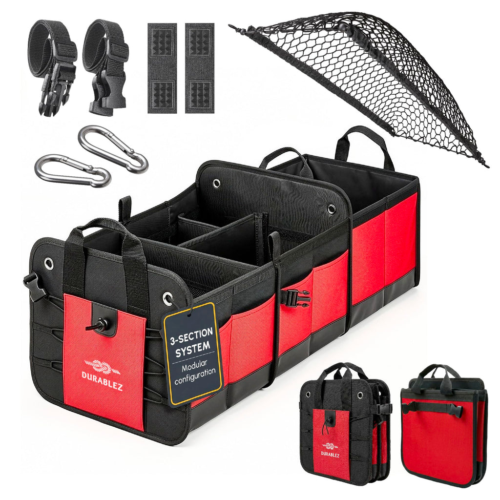 Durable Car Trunk Organizer for Storage & Cargo Management