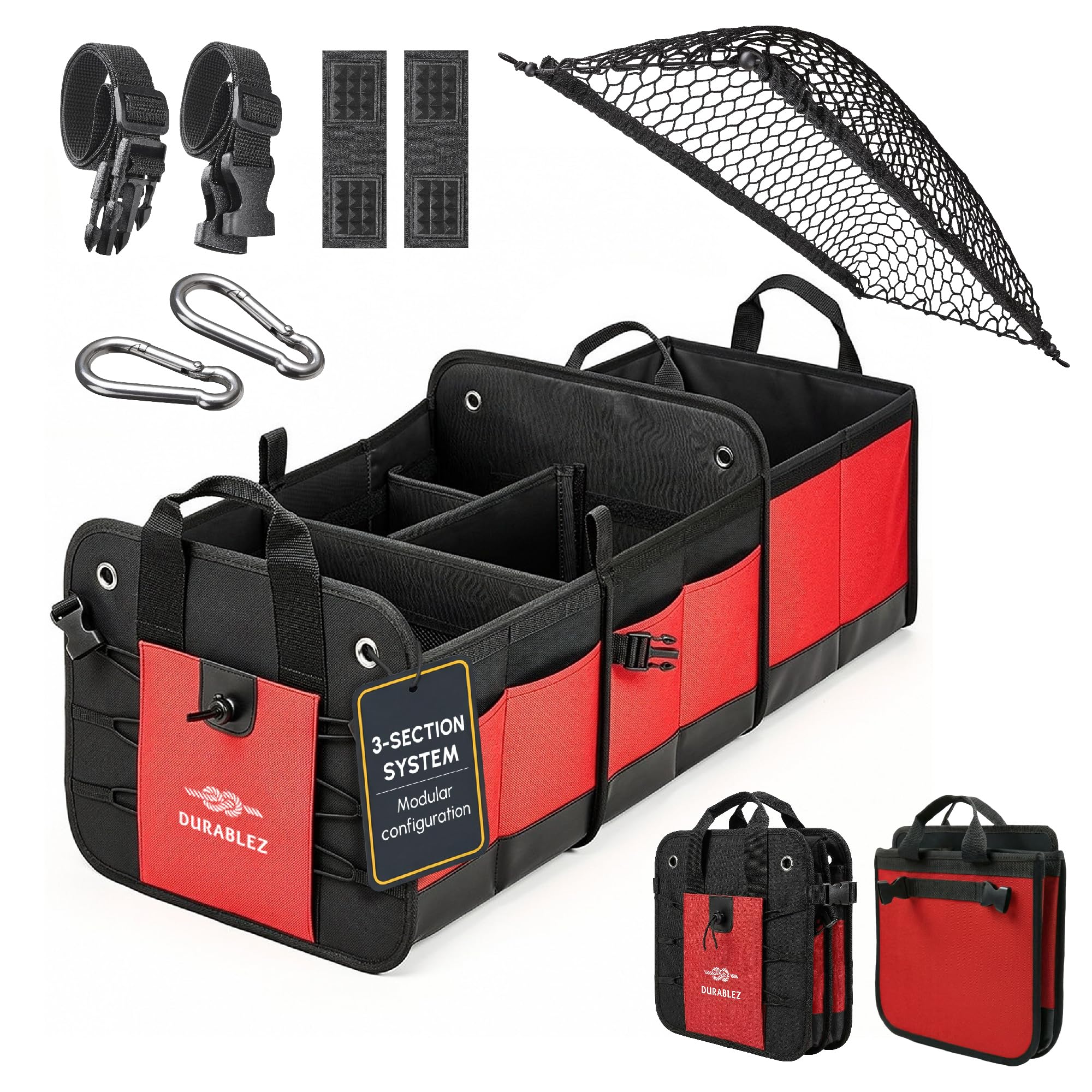 Durable Car Trunk Organizer for Storage & Cargo Management