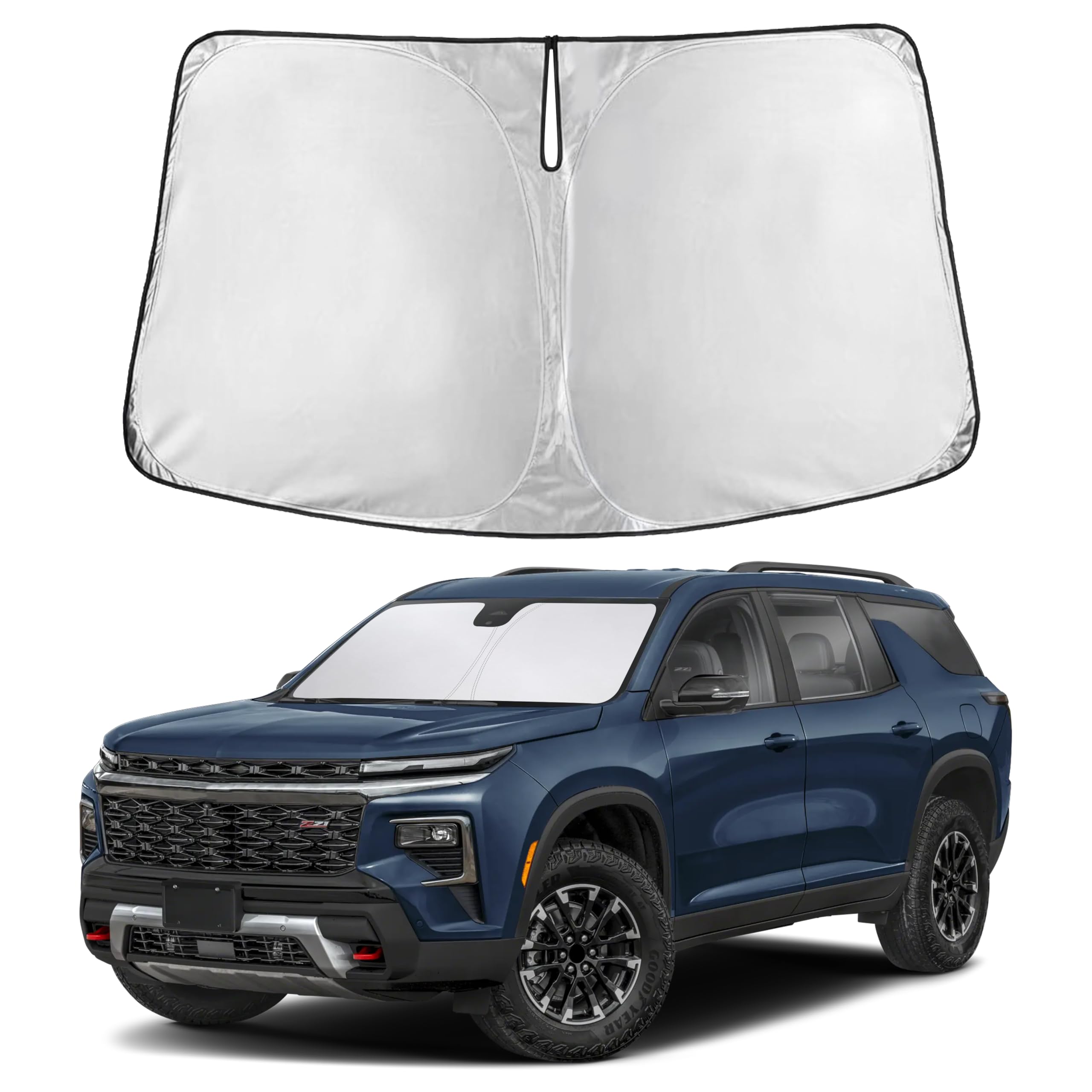 Front Windshield Sun Shade & Car Window Sun Visor