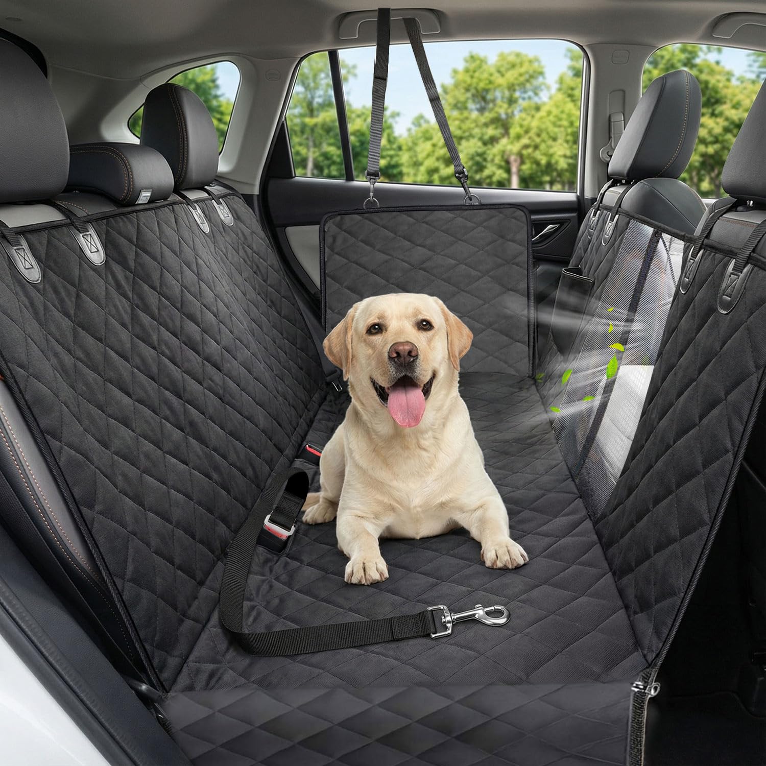 Waterproof 600D Dog Car Seat Cover Hammock for Cars & SUVs