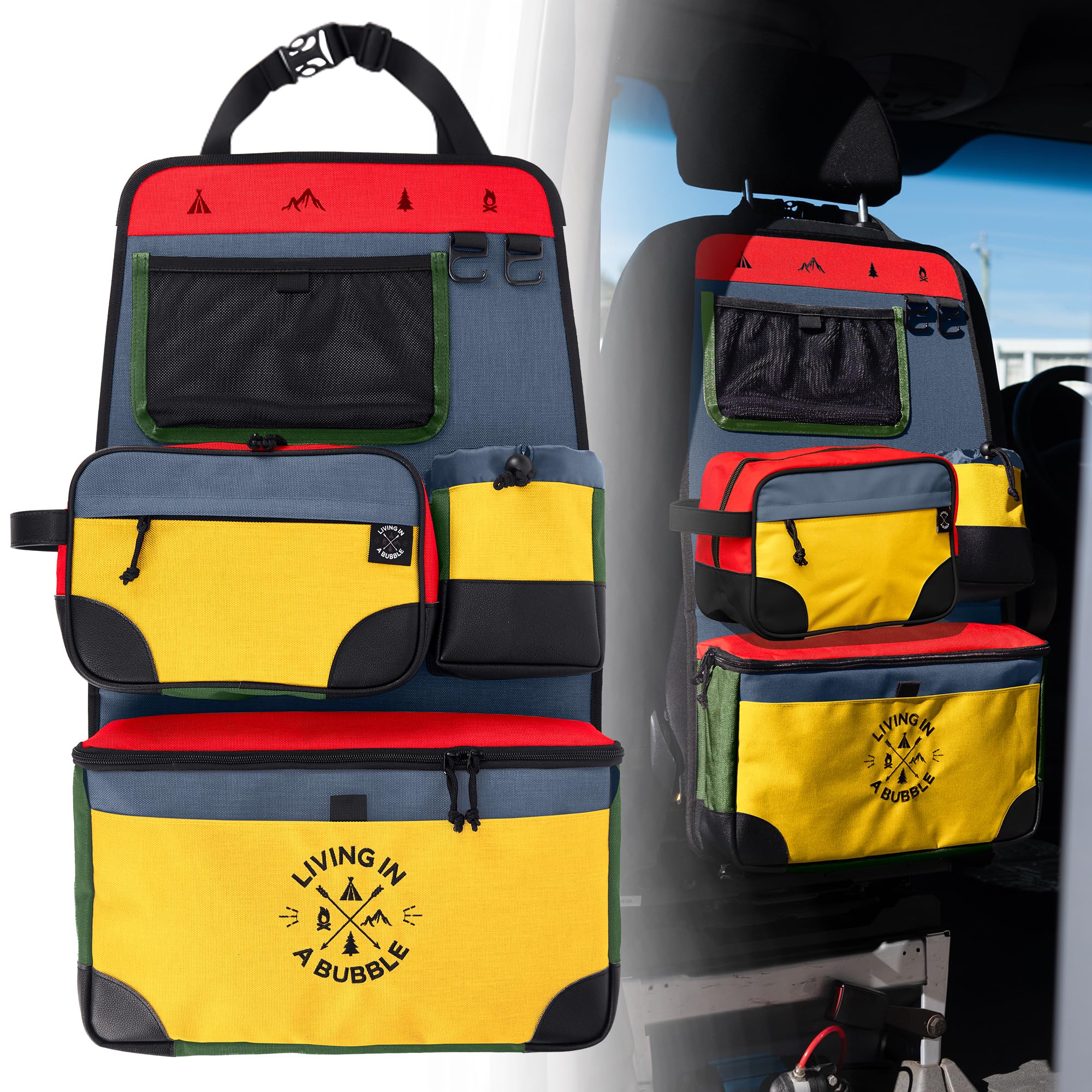 Premium Seatback Storage Organizer for Cars & Campervans