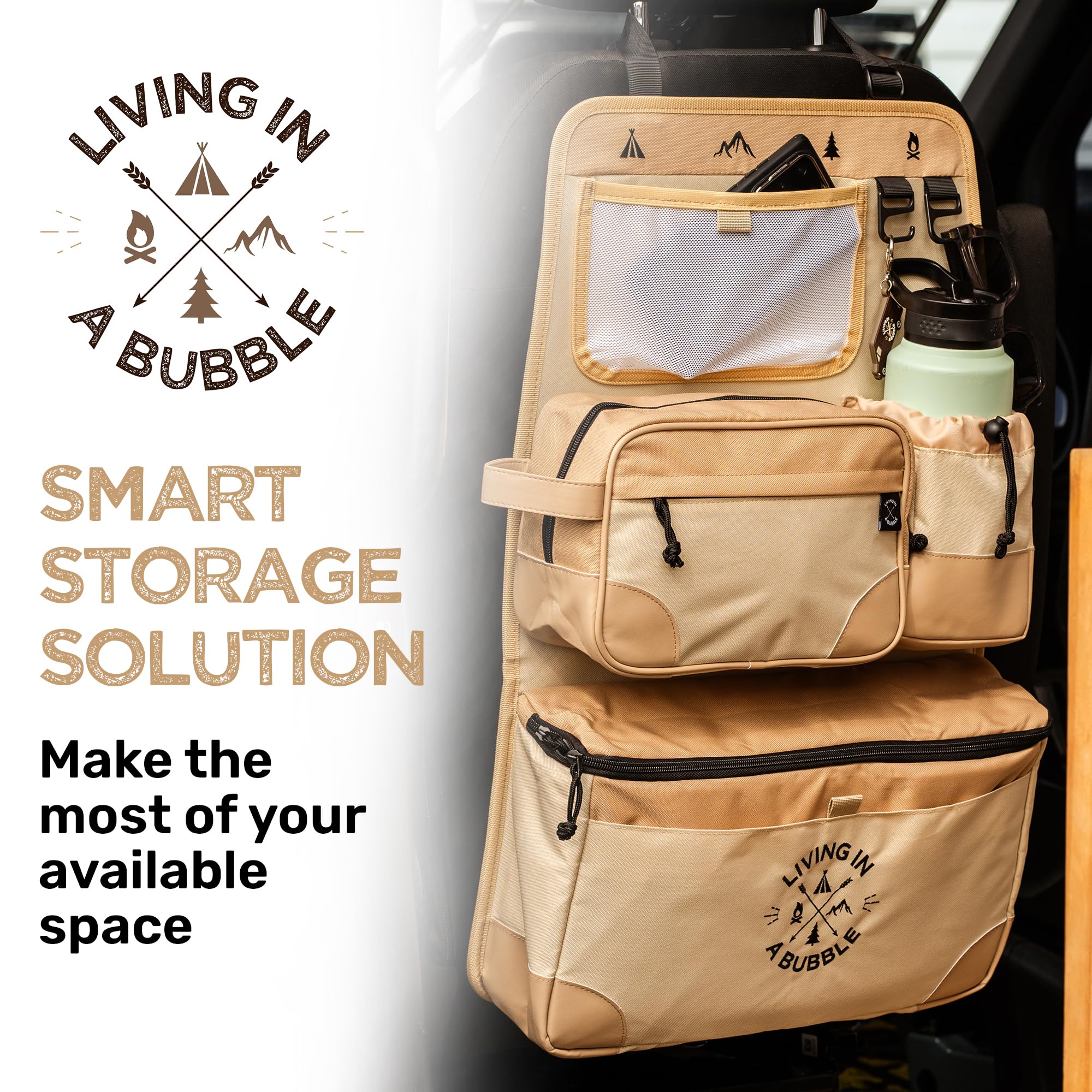Premium Seatback Storage Organizer for Cars & Campervans
