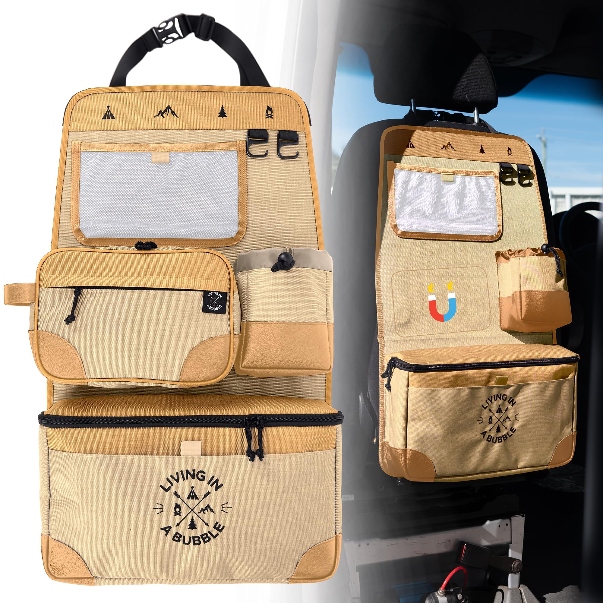 Premium Seatback Storage Organizer for Cars & Campervans