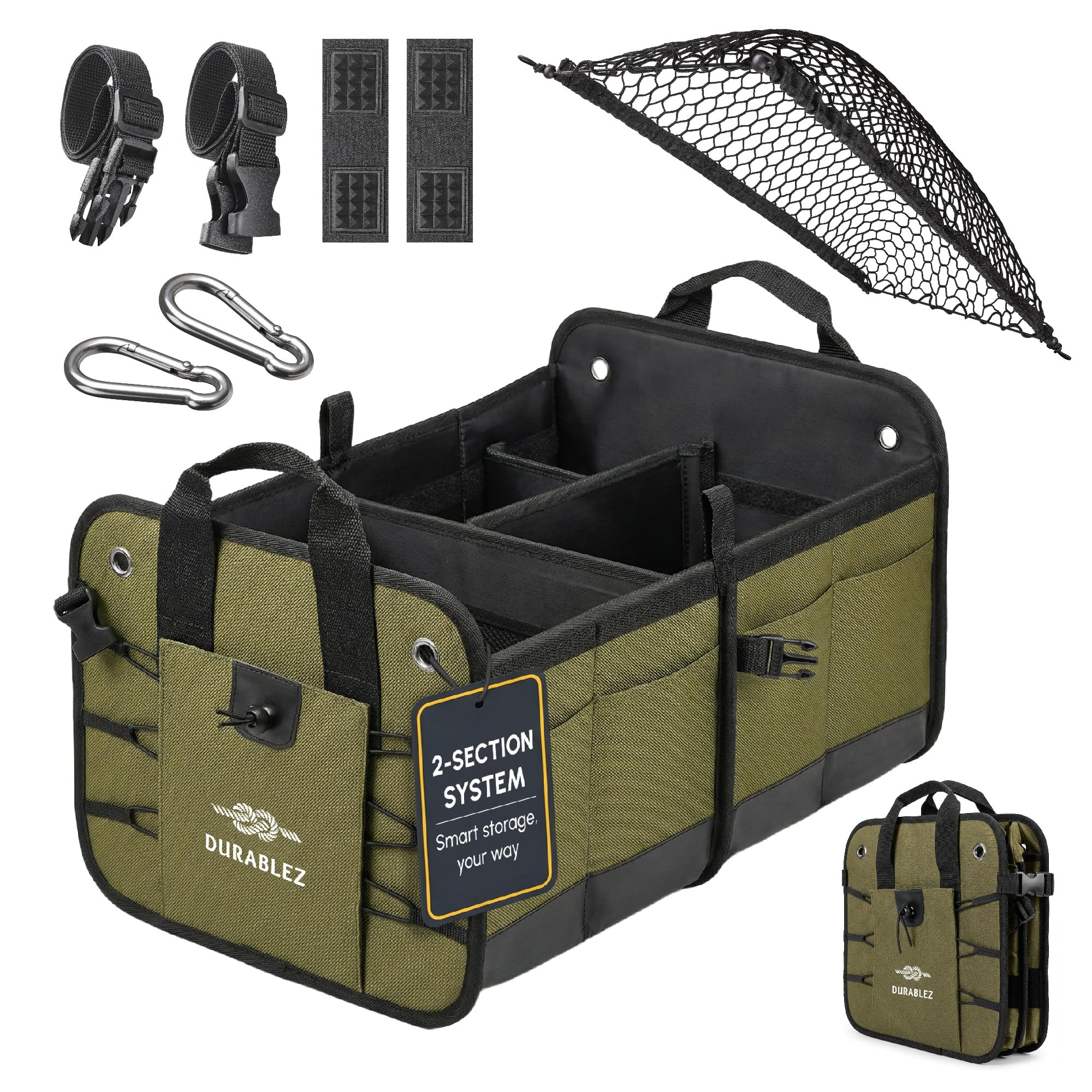 Durable Car Trunk Organizer for Storage & Cargo Management
