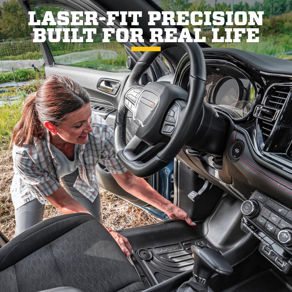 All-Weather Floor Mats with Raised Edge Protection