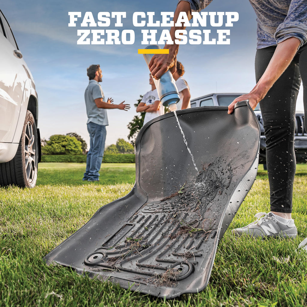 All-Weather Floor Mats with Raised Edge Protection