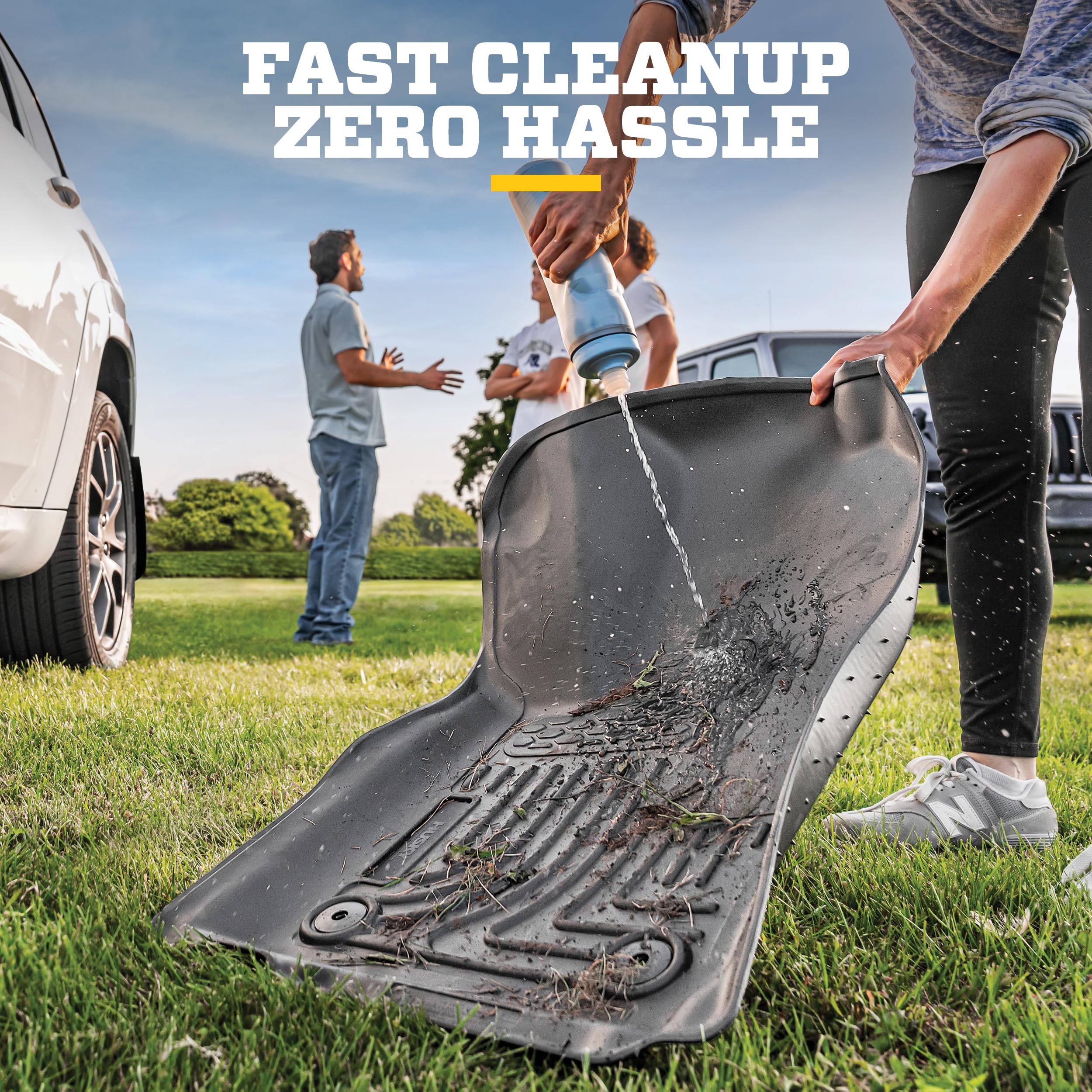 All-Weather Floor Mats with Raised Edge Protection
