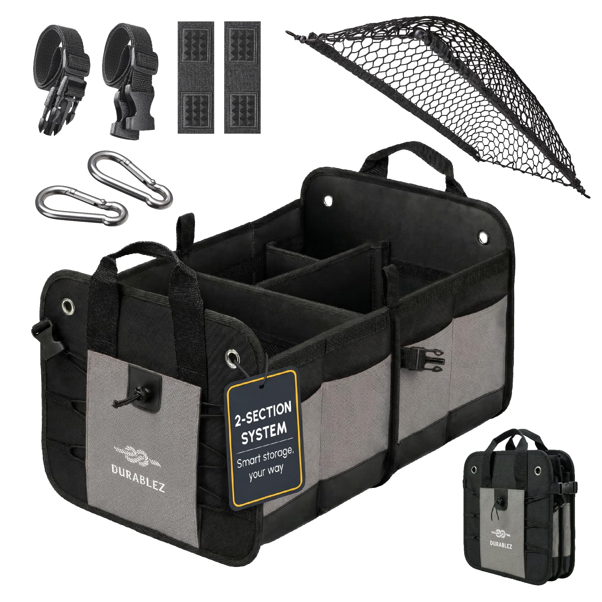 Durable Car Trunk Organizer for Storage & Cargo Management