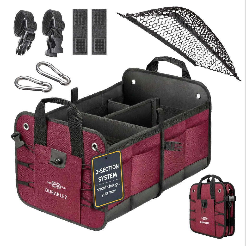 Durable Car Trunk Organizer for Storage & Cargo Management