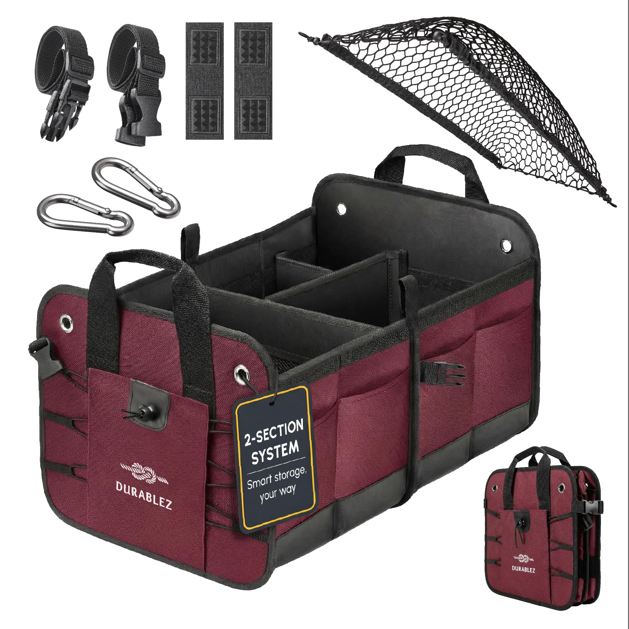 Durable Car Trunk Organizer for Storage & Cargo Management