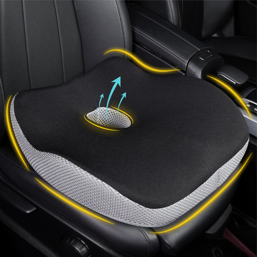 Ergonomic Memory Foam Car Seat Cushion for Long Drives